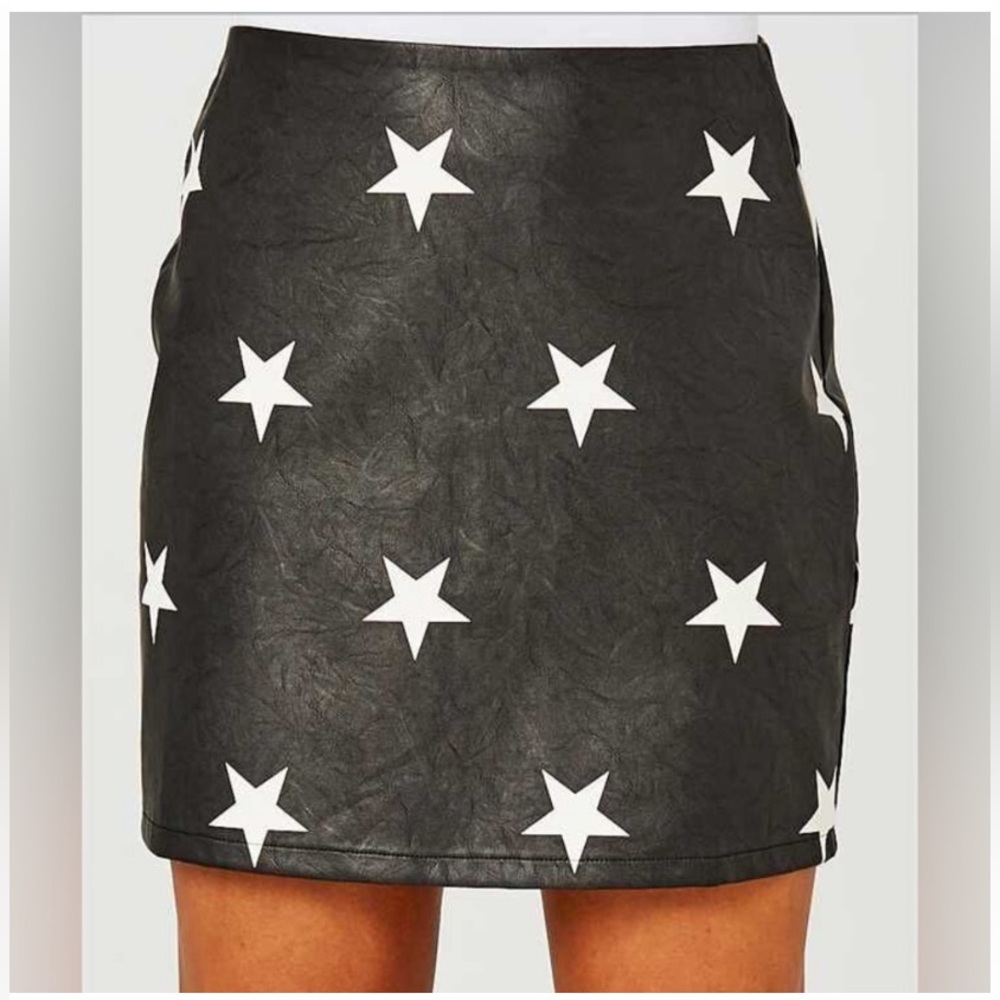 Altar’d State vegan leather skirt